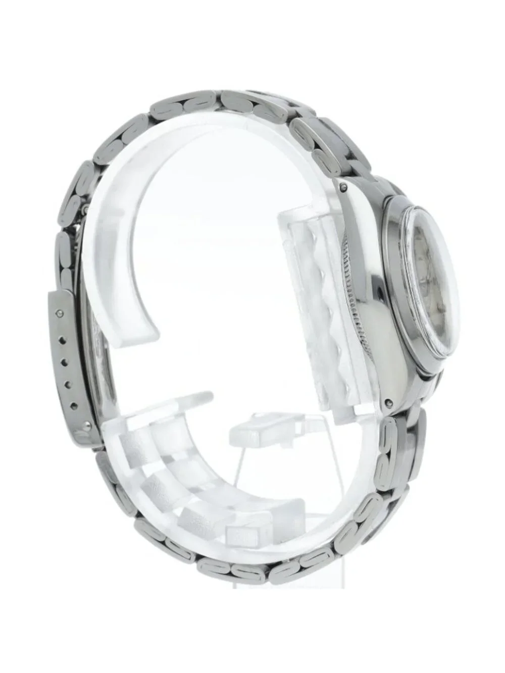Rolex Oyster Perpetual Antique SS Watch Silver Polished